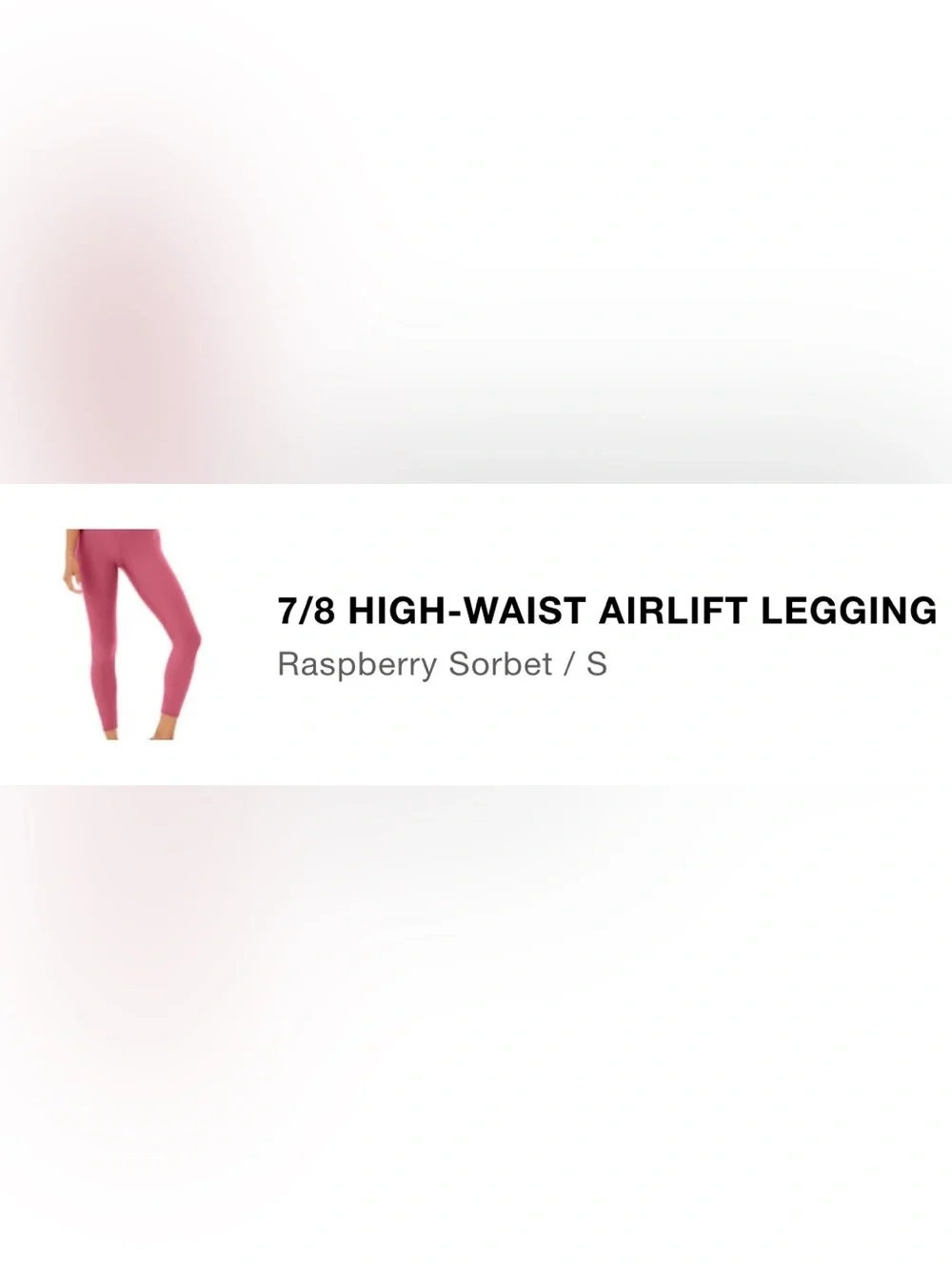 7/8 High-Waist Airlift Legging